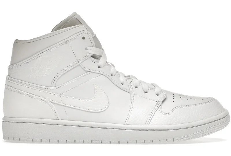 Air Jordan 1 Mid Triple White