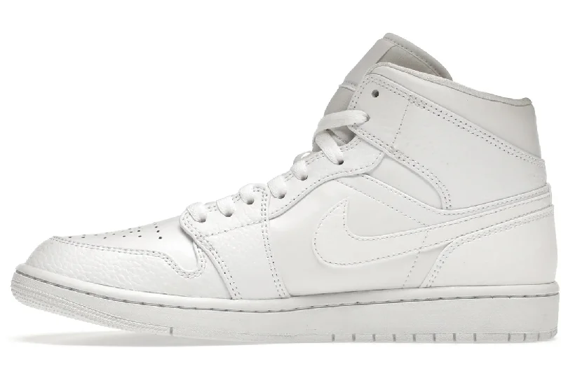 Air Jordan 1 Mid Triple White