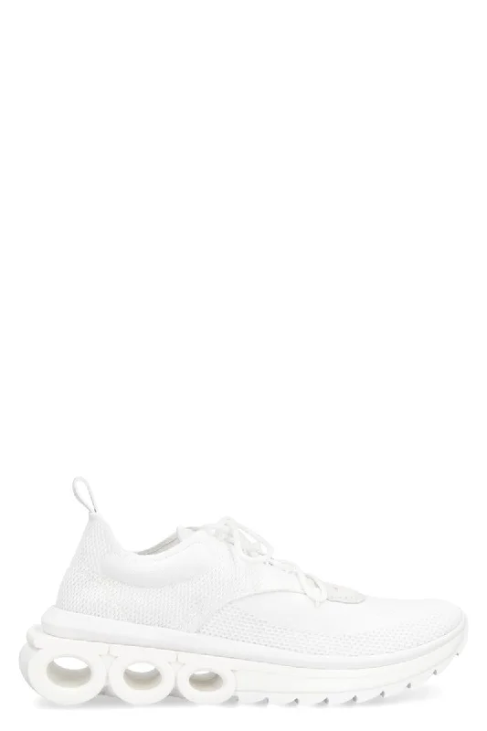 Ferragamo Fabric Low-Top Sneakers