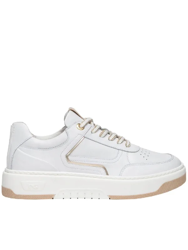 Nero Giardini Leather Sneakers Shoes