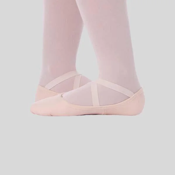 ANGELO LUZIO LOW VAMP CANVAS BALLET SLIPPER - CHILD #247C