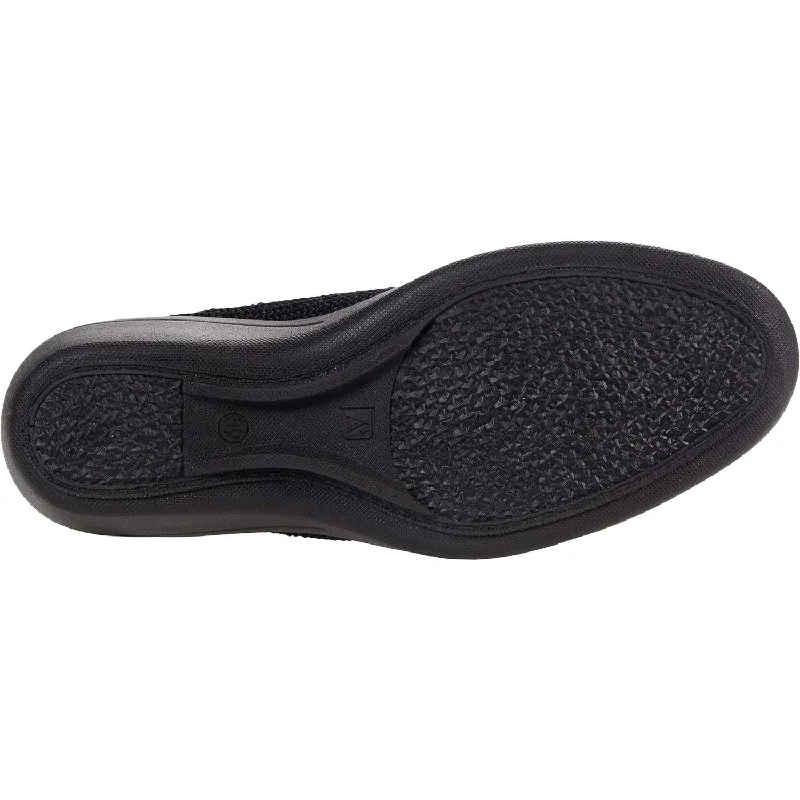 Women's Arcopedico Mailu Black Knit Nylon