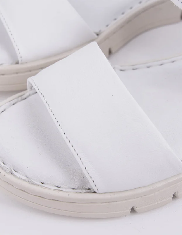 Belgrave White Leather