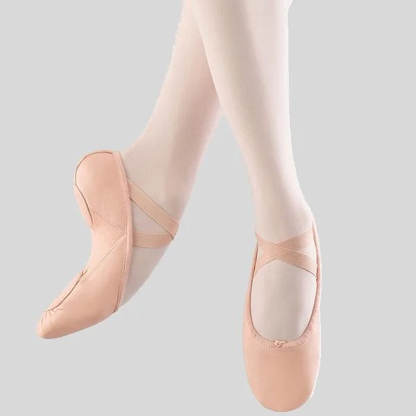 BLOCH PUMP HYBRID LEATHER BALLET SLIPPER - ADULT #S0273L