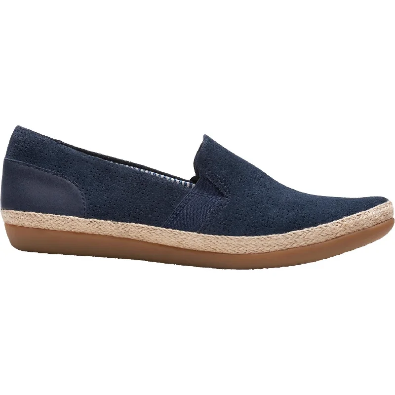 Women's Clarks Danelly Rae Navy Suede