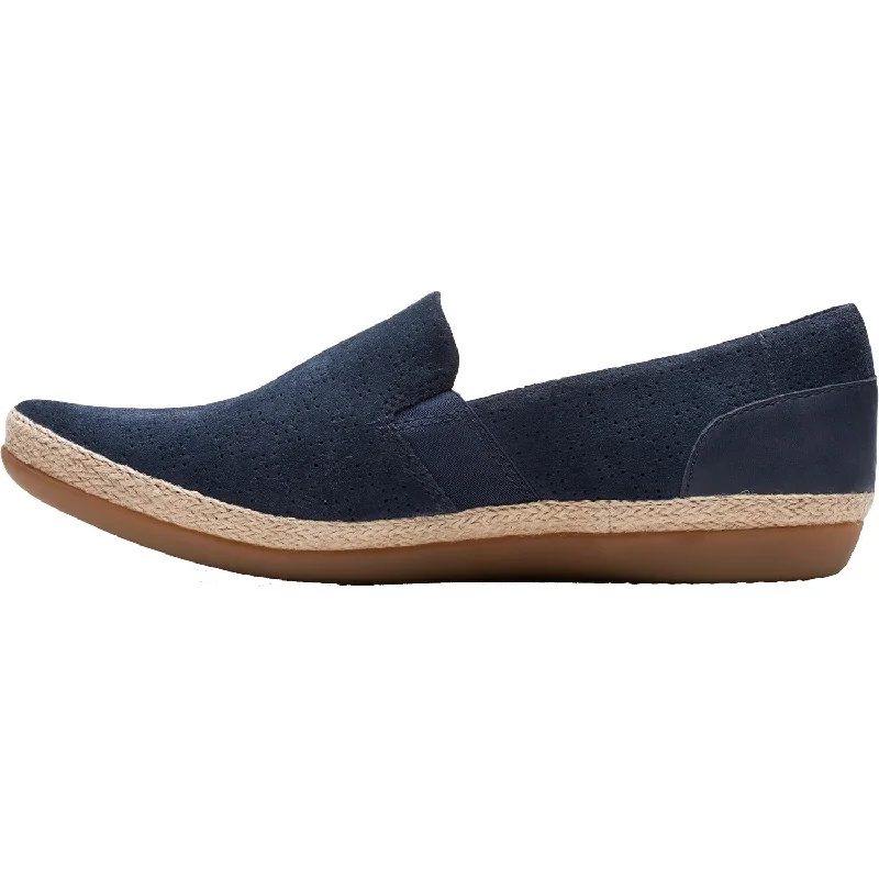 Women's Clarks Danelly Rae Navy Suede