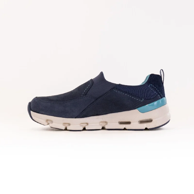 Clarks Nature X Sky Waterproof (Women's) - Navy Nubuck