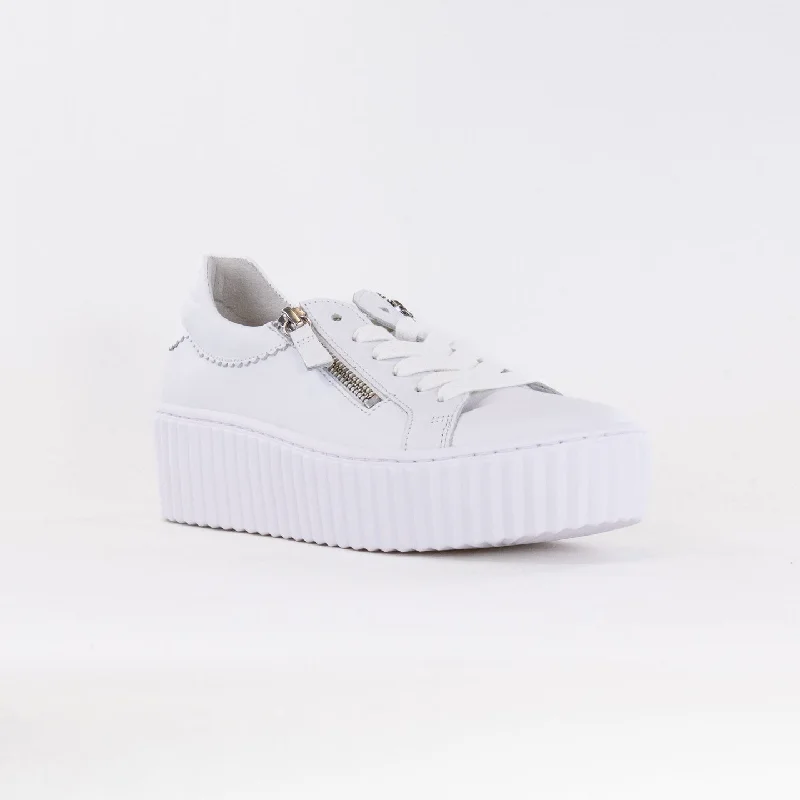 Gabor 43.200.21 Platform Sneaker (Women's) - White/Ice