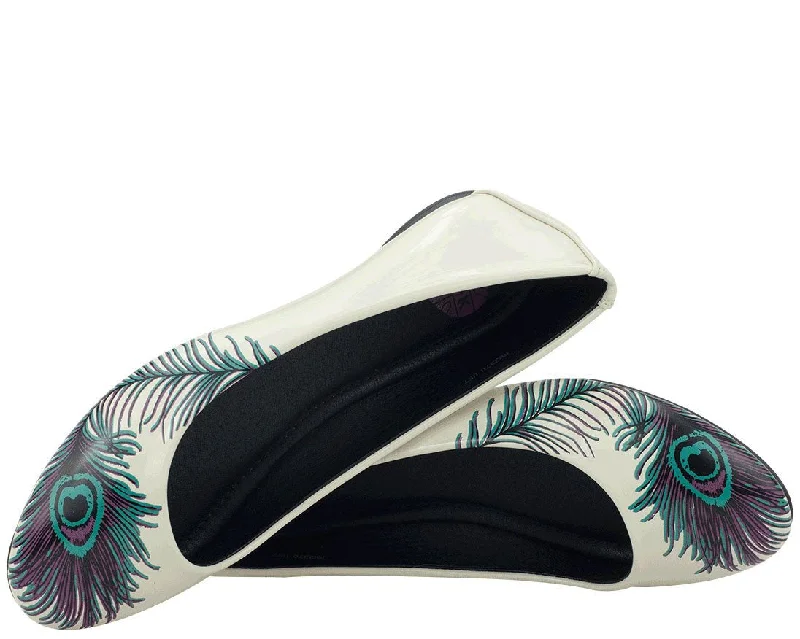 Peacock Feather Flats *ALL ITEMS FINAL SALE/NON-RETURNABLE*