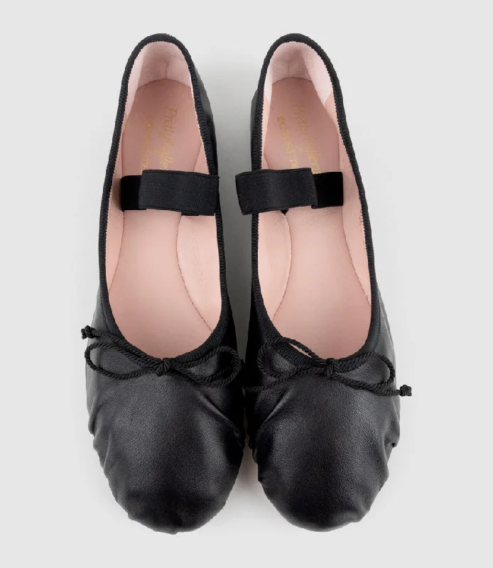 EDEN Ballet with Elastic Strap in Black