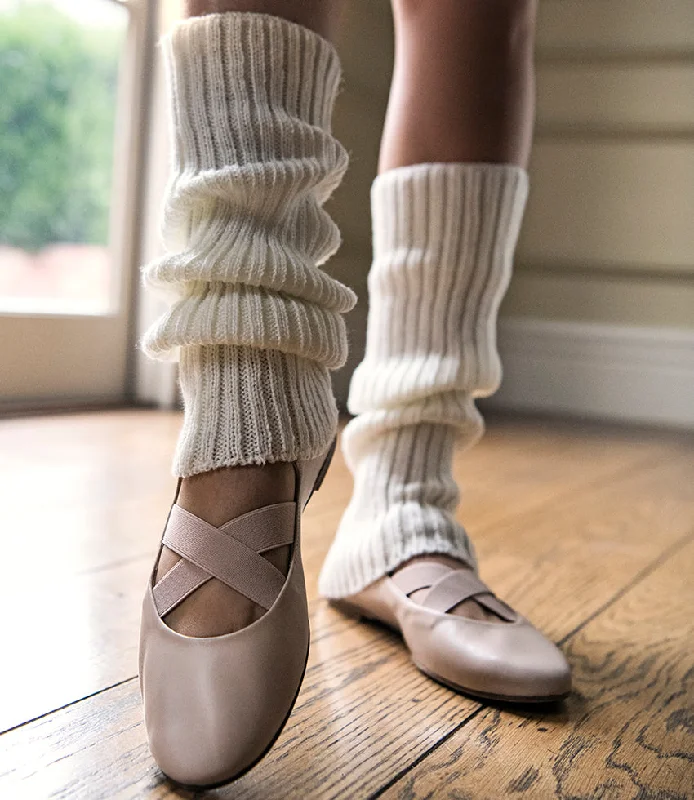 EMALINE Crossover Elastic Ballet in Nude