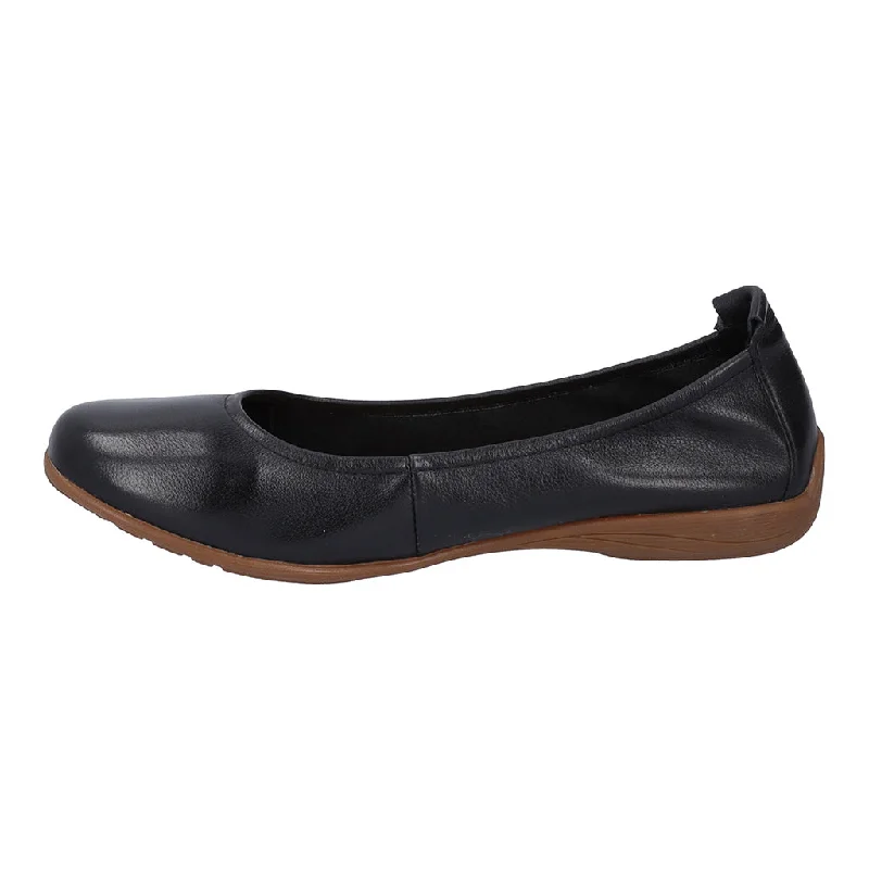 Fenja 01 Black Slip on Ballet Pumps