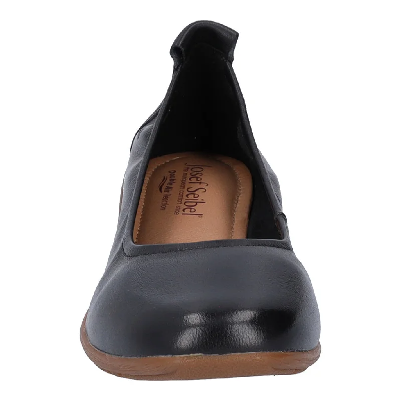 Fenja 01 Black Slip on Ballet Pumps