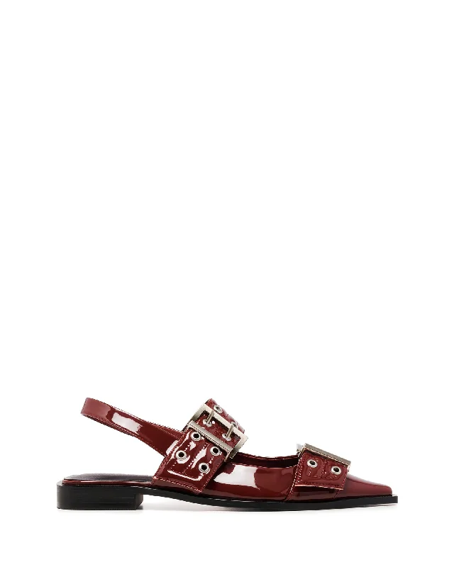 Matilda Pointed Flat Cherry Patent