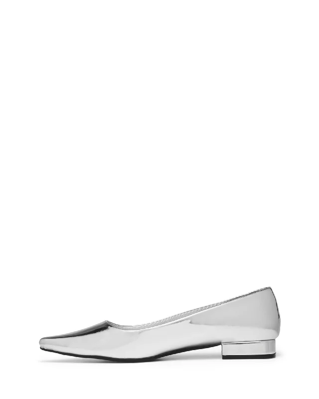 Mirage Ballet Flat Silver