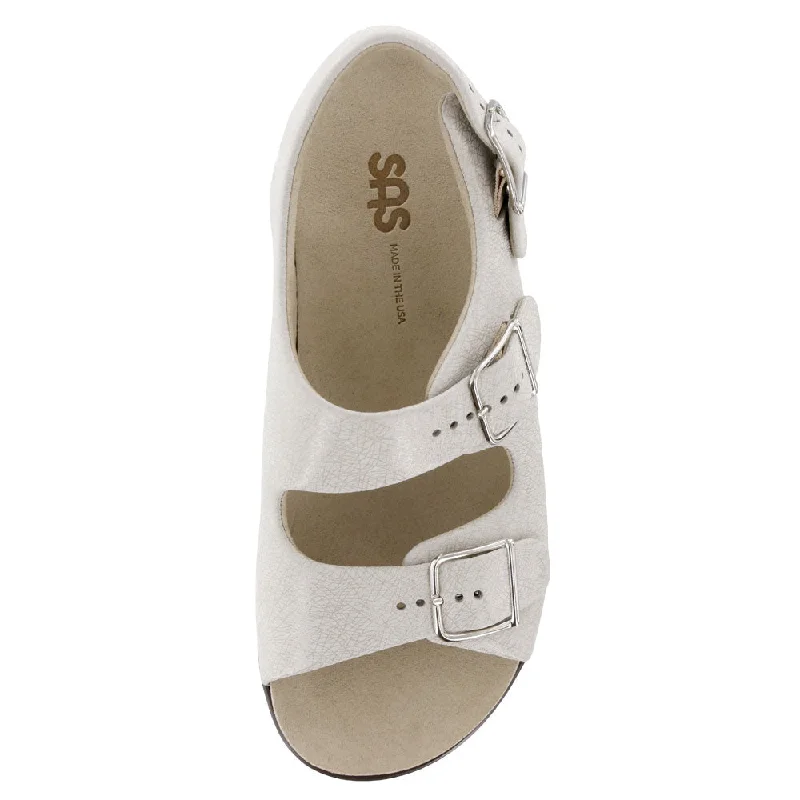 SAS Relaxed Sandal Web Linen Leather (Women's)