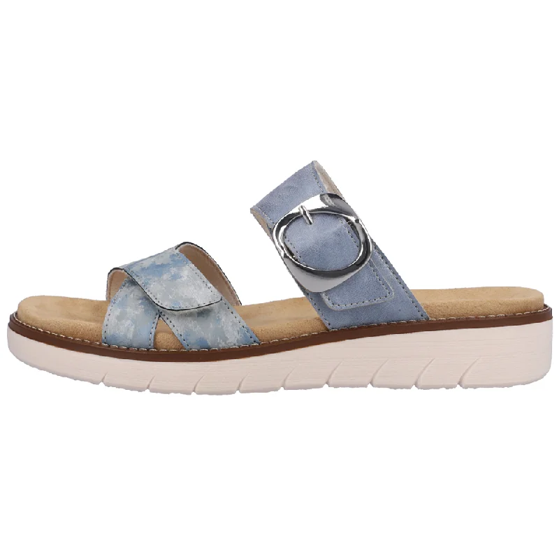 Remonte Jocelyn 48 Blue Leather Sandal (Women's)