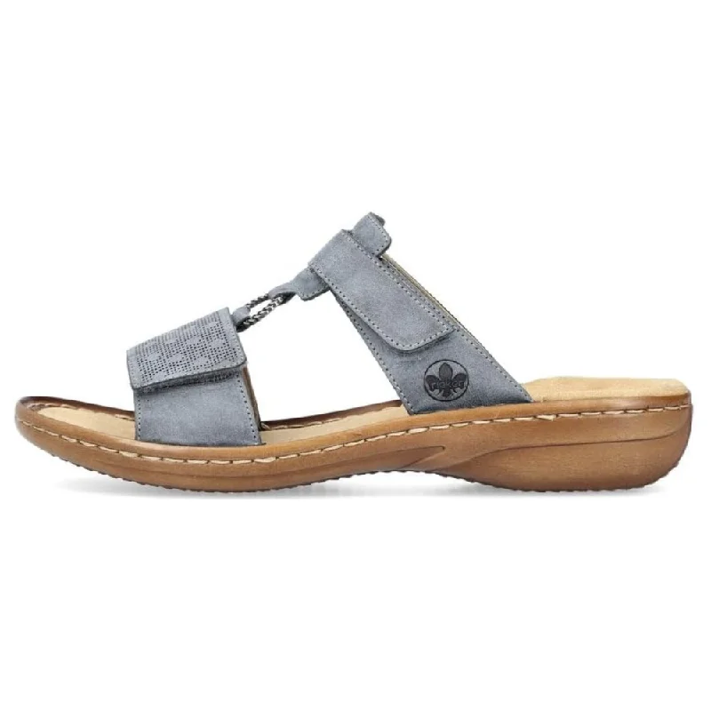 Rieker Regina 85 Atlantic Leather Sandal (Women's)