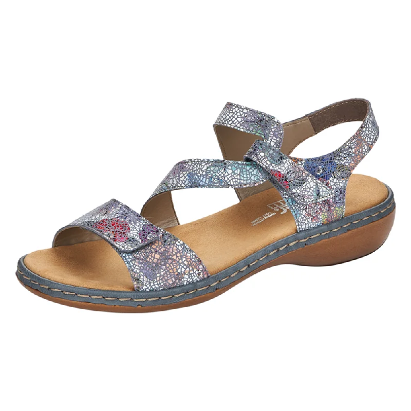 Rieker Regina C7 Adria Multi Leather Sandal (Women's)