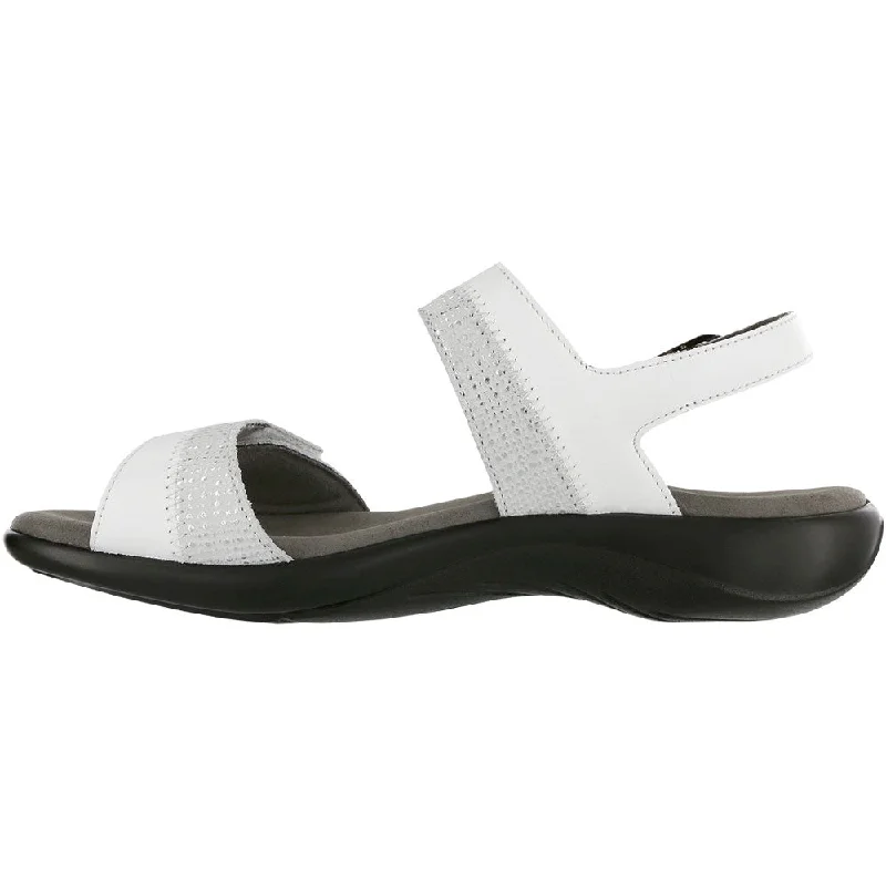 SAS Nudu Sandal White Leather (Women's)