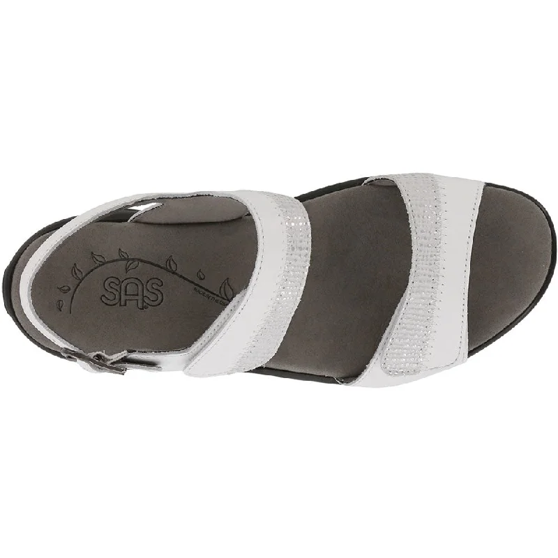 SAS Nudu Sandal White Leather (Women's)