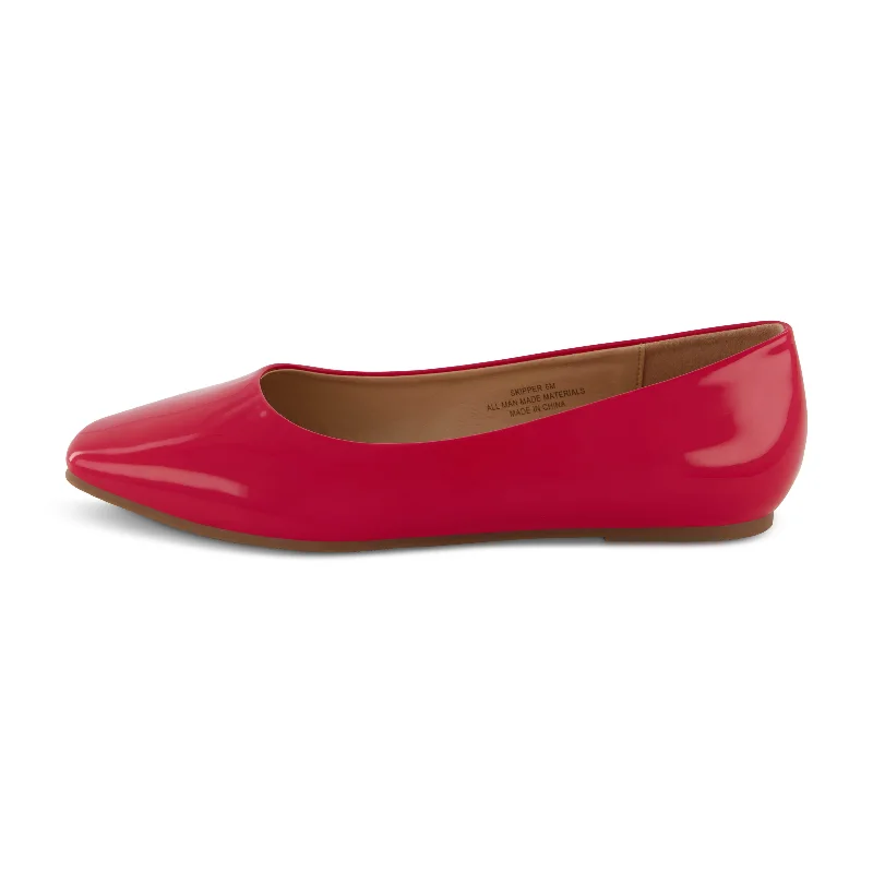 Red Patent / Medium / 6