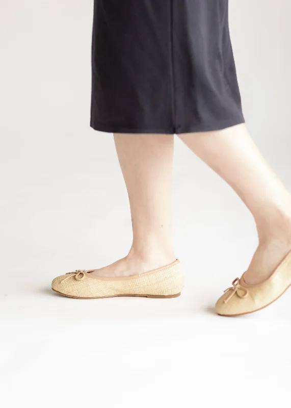 Straw Ballet Flats - FINAL SALE