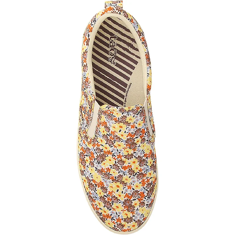 Women's Taos Dandy Yellow Floral Multi Canvas