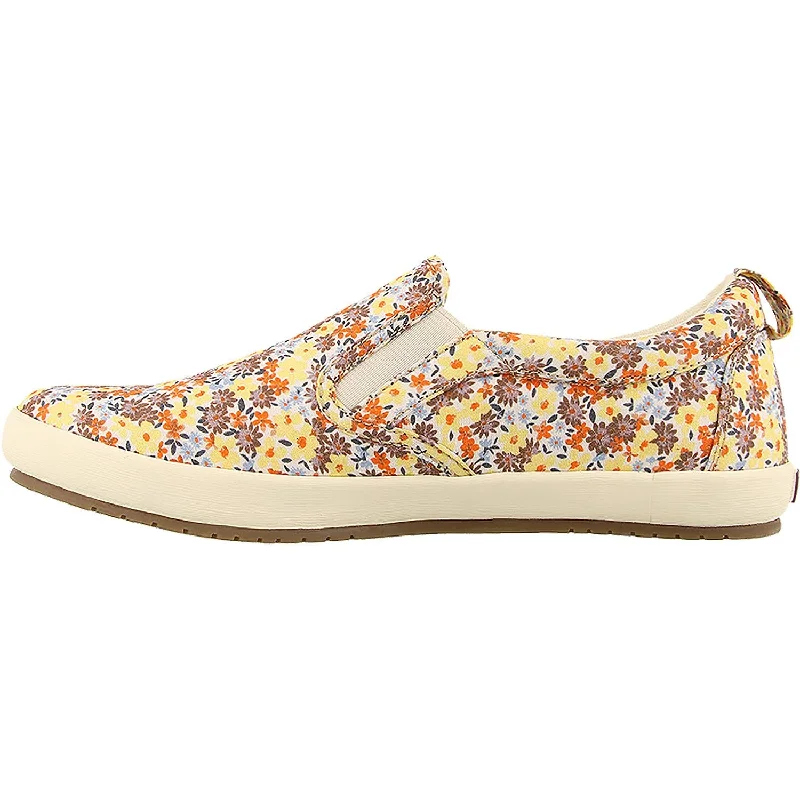 Women's Taos Dandy Yellow Floral Multi Canvas