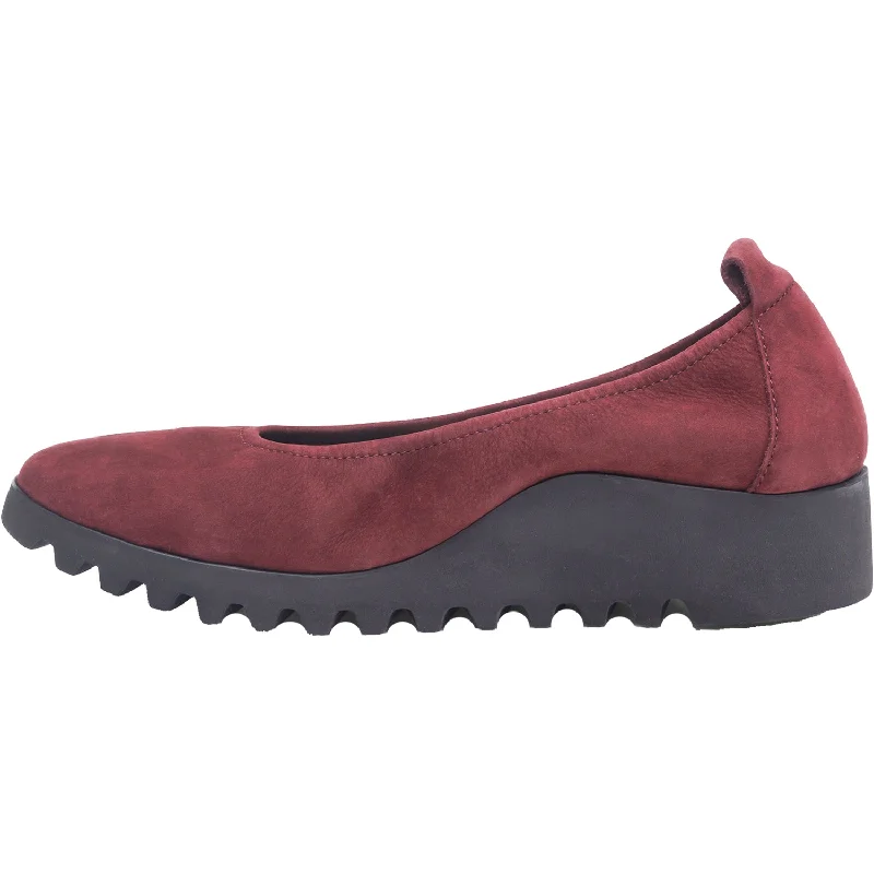 Women's Aetrex Brianna Burgundy Suede