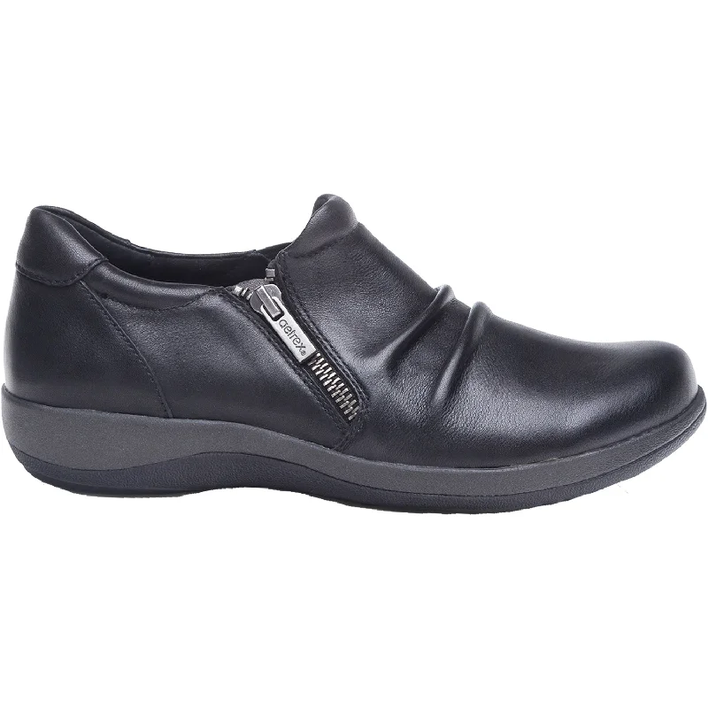 Women's Aetrex Katie Black Leather