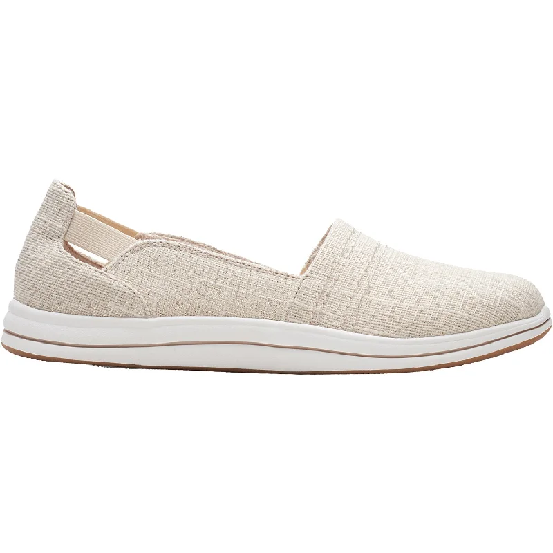 Women's Clarks Cloudsteppers Breeze Step Natural Int Canvas