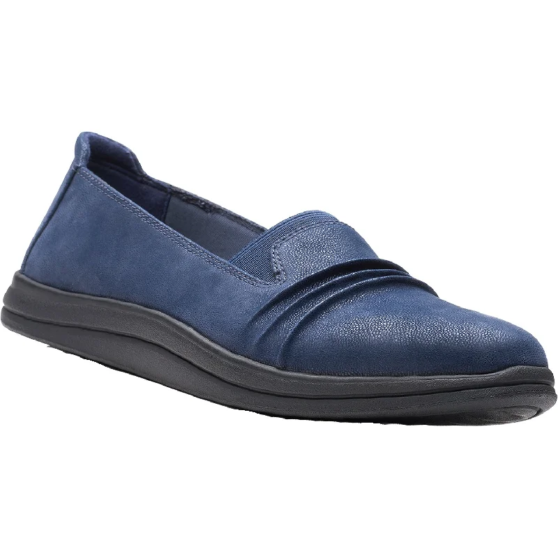 Women's Clarks Cloudsteppers Breeze Sol Navy Synthetic