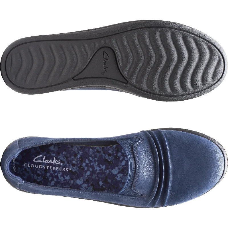 Women's Clarks Cloudsteppers Breeze Sol Navy Synthetic