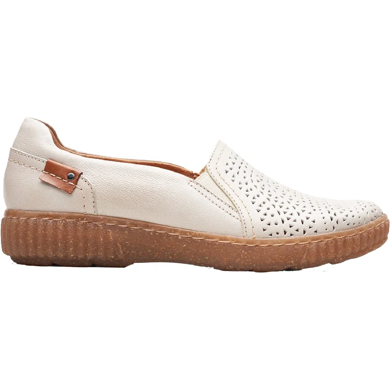 Women's Clarks Magnolia Aster White Leather