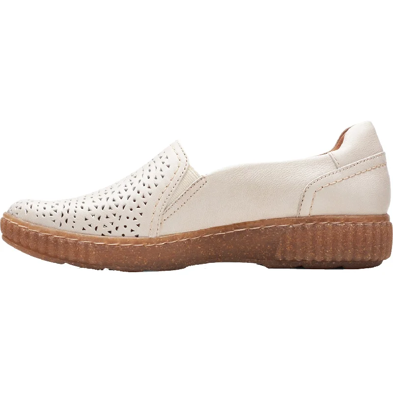 Women's Clarks Magnolia Aster White Leather