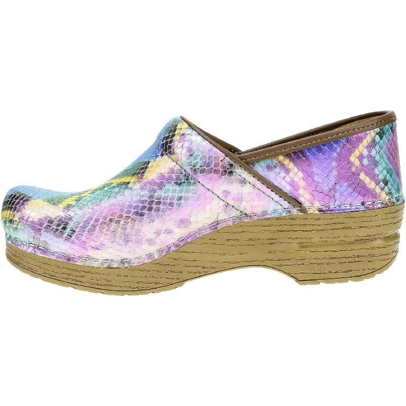 Women's Dansko Professional Clog Mermaid Metallic Leather