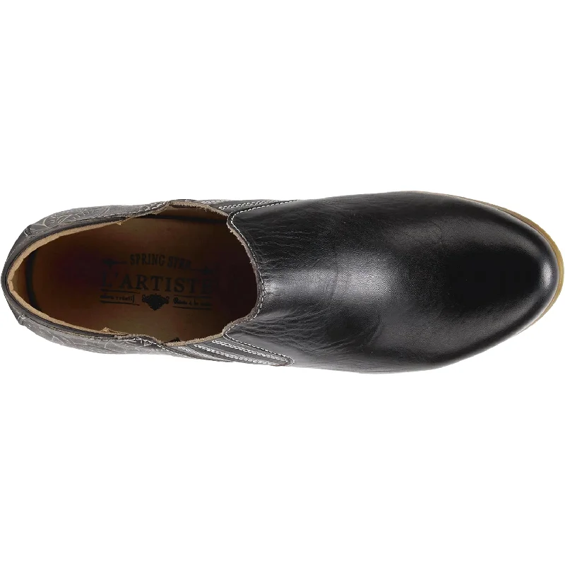 Women's L'Artiste by Spring Step Leatha Black Leather