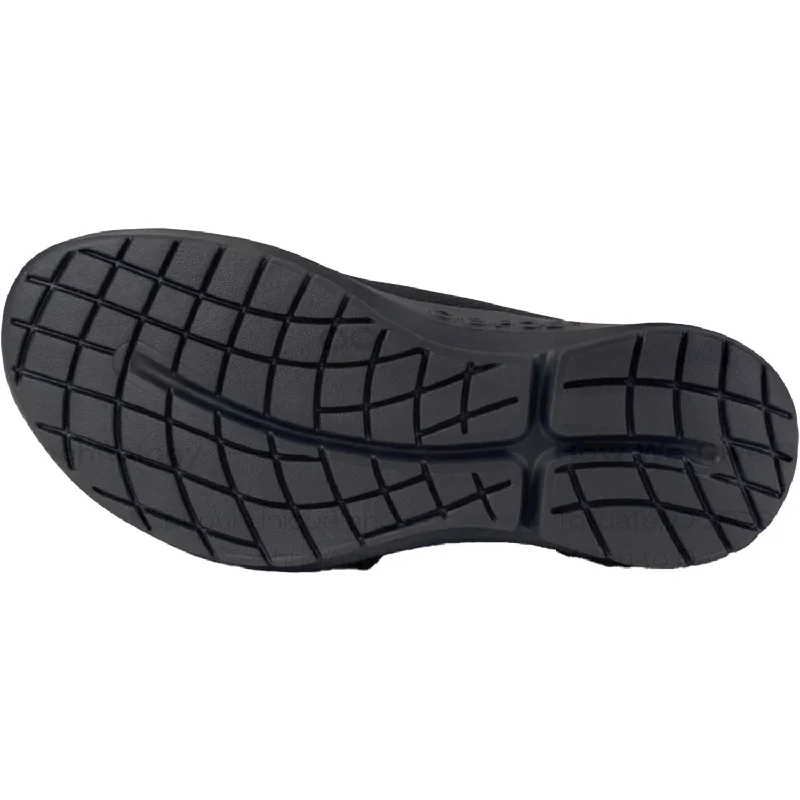 Women's OOFOS OOMG Sport LS Black/Black Mesh