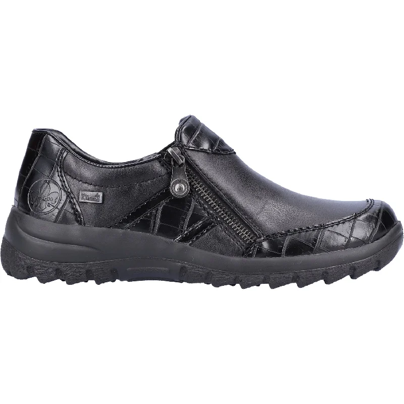 Women's Rieker L7166-00 Eike Black Leather