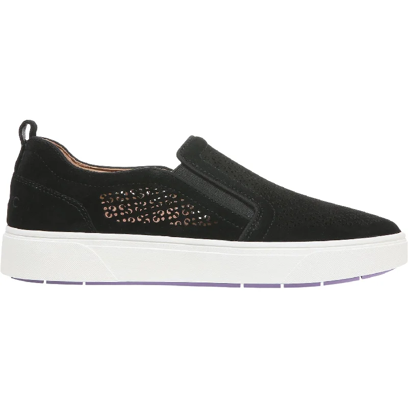 Women's Vionic Kimmie Perf Black Suede