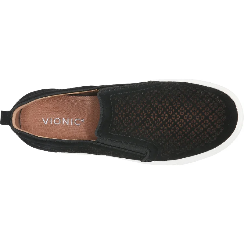 Women's Vionic Kimmie Perf Black Suede