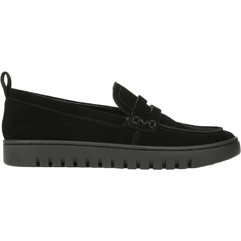 Women's Vionic Uptown Loafer Black Suede