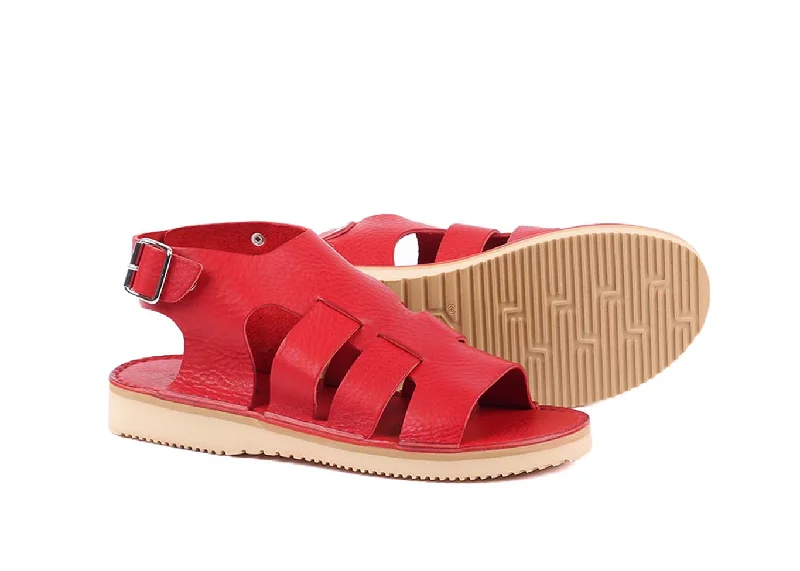 D031 - Red - Women Sandals