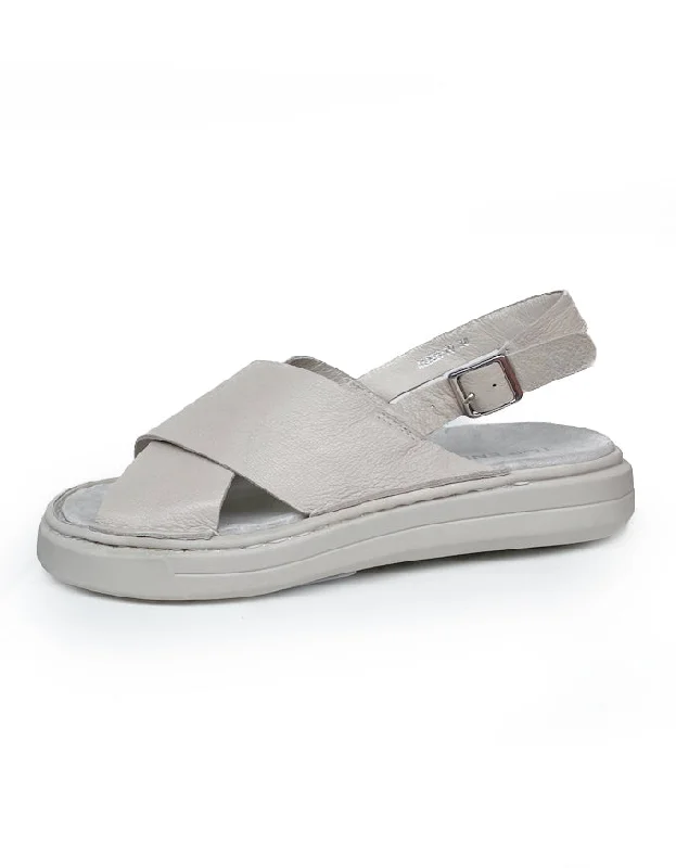 Albin Sandal Almond Leather