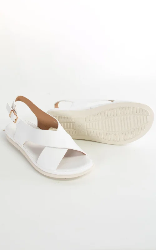 Cecilia Sandals | White