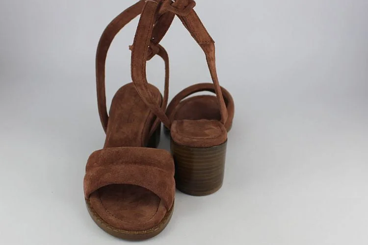 Cinnamon Suede Sandal