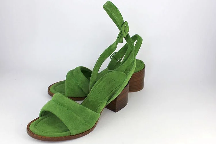 Green Suede Sandal