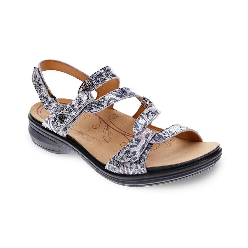 Emerald 3 Strap Leather Sandals On Sale