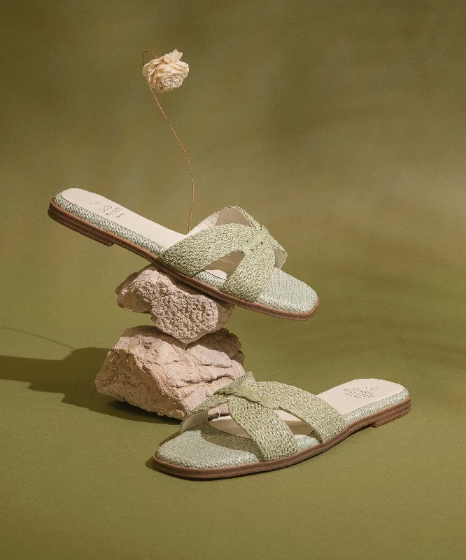 The Fatima | Mint Butterfly Strap Sandal